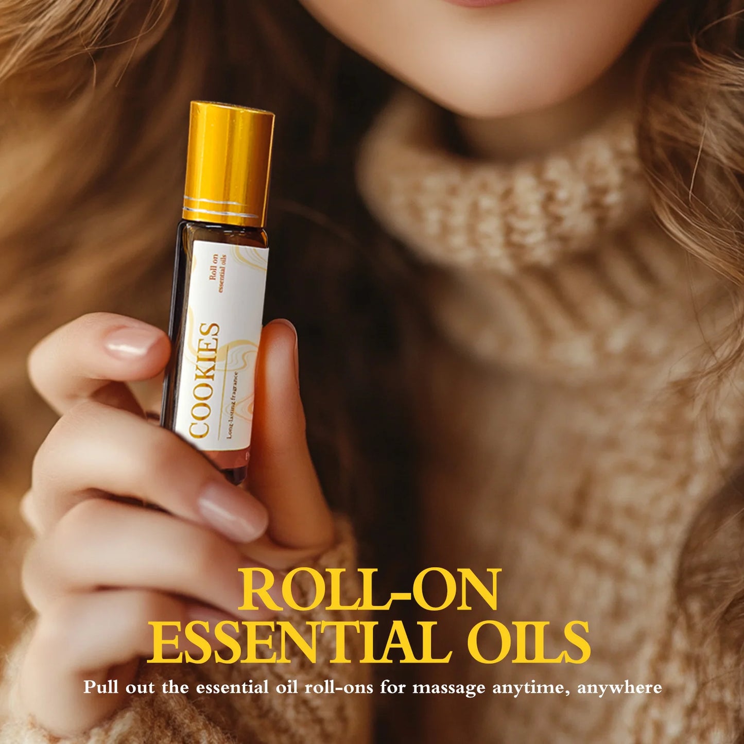 0.33fl.Oz Essential Oils Roller Perfume Fragrance Long Lasting Roll-On Essential Oils Gifts aromatherapy perfume car