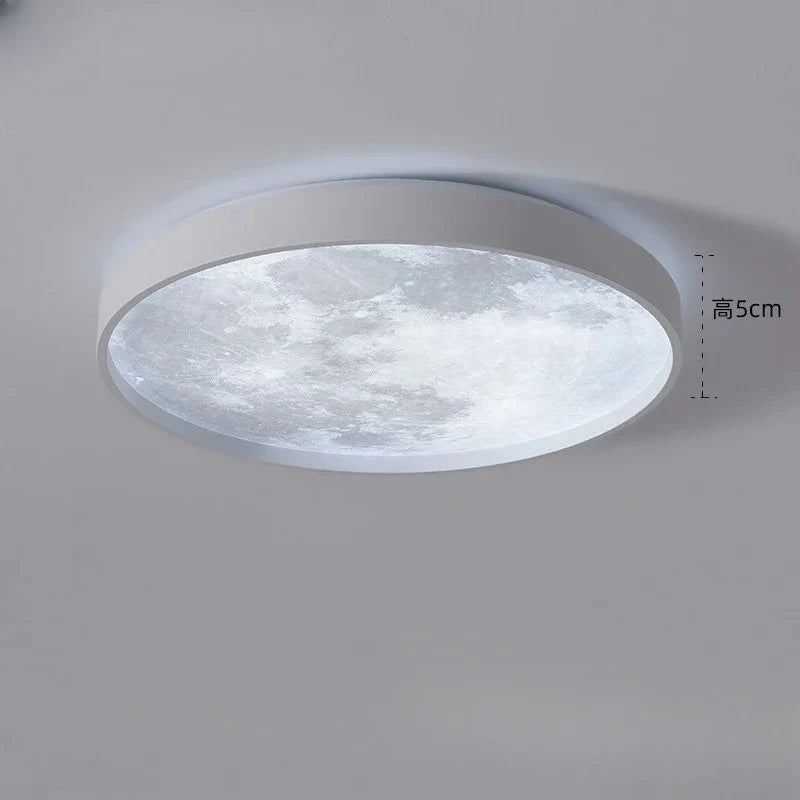Modern Moon Wall Lamp Creative LED Living Room Bedroom Lamp Home Decoration Moon Starry Sky Ceiling Lamp