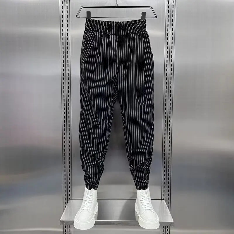 Men's Clothing Sweatshirt Men's Summer Pants Man Running Ice Silk Pants Gym Male Clothes Jogging Sport Joggers Big Size Cargo