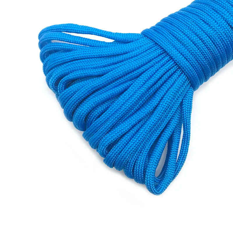 4 Size Dia.4mm 7 Stand Cores Paracord 550 For Survival Parachute Cord Lanyard Climbing Camping Rope Hiking Clothesline Bracelet