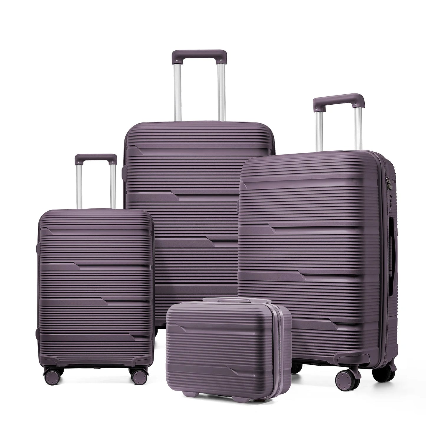 4pcs Travel Suitcase New Durable Luggage Sets Rolling Luggage TSA Lock Carry On Luggage Boarding Trolley Case 13 20 24 28 inch