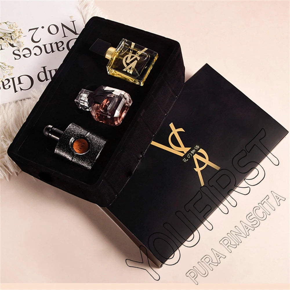 New Private Brand Perfume Women 30ml 3pcs Gift Box Set Club De Nuit Perfumes De Mujer Plant Floral Scent Spray Parfum Pour Femme