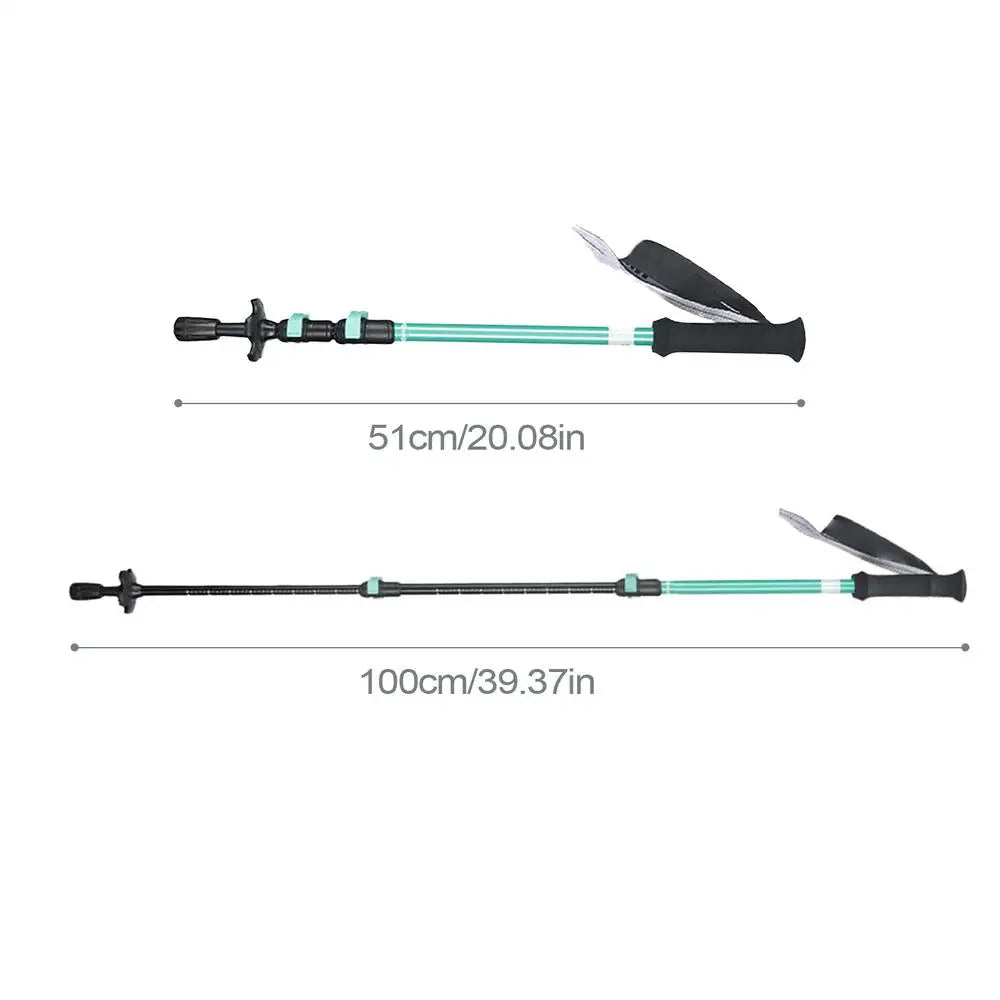 Trekking Poles For Kids Telescopic Walking Poles EVA Grips Adjustable Aluminum Alloy Hiking Sticks For Boys Girls Hiking Camping
