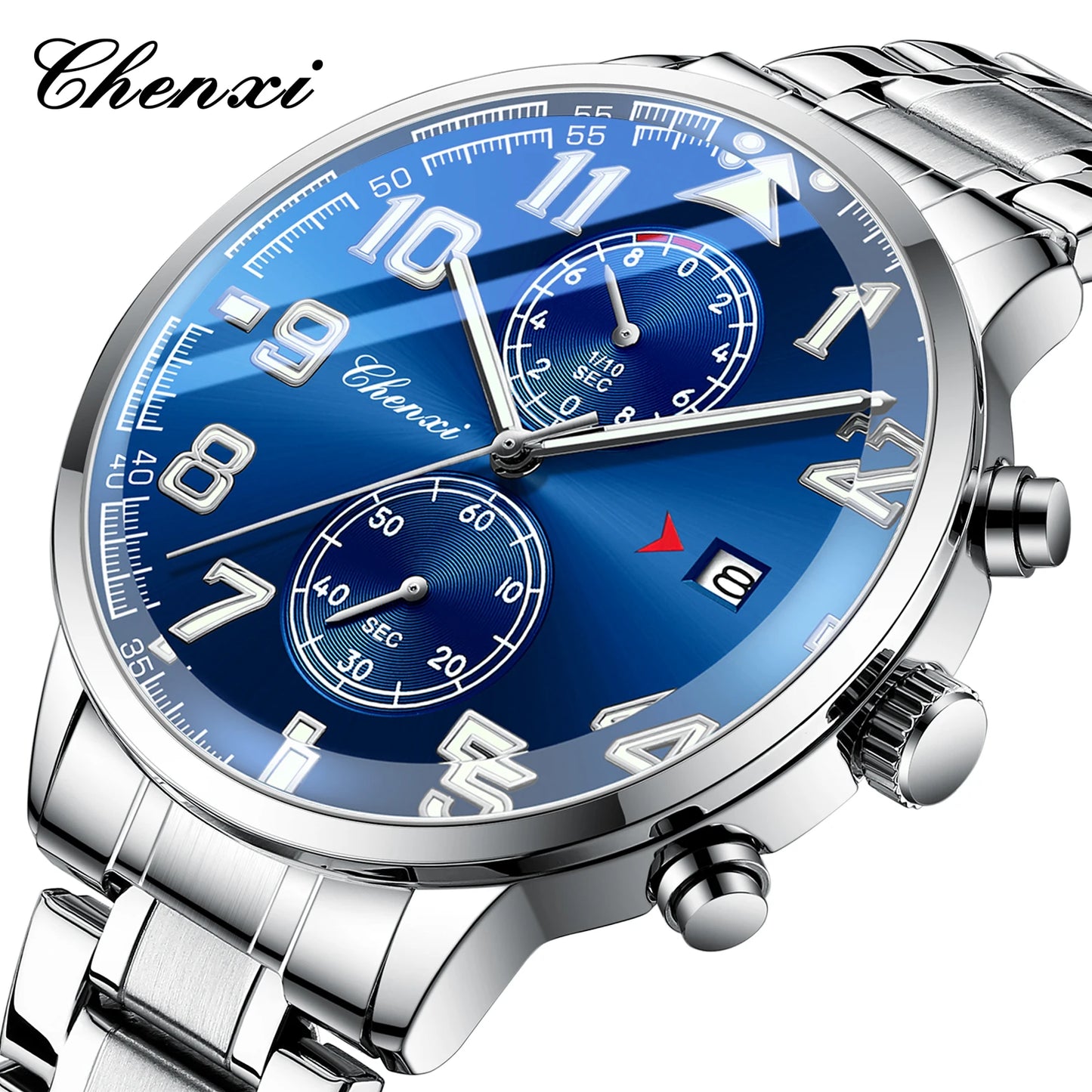 NEW Fashion Multifunction Men for Watches Top Brand Casual Sports Waterproof Wristwatch Chronograph Calendar Men's Watch Gifts