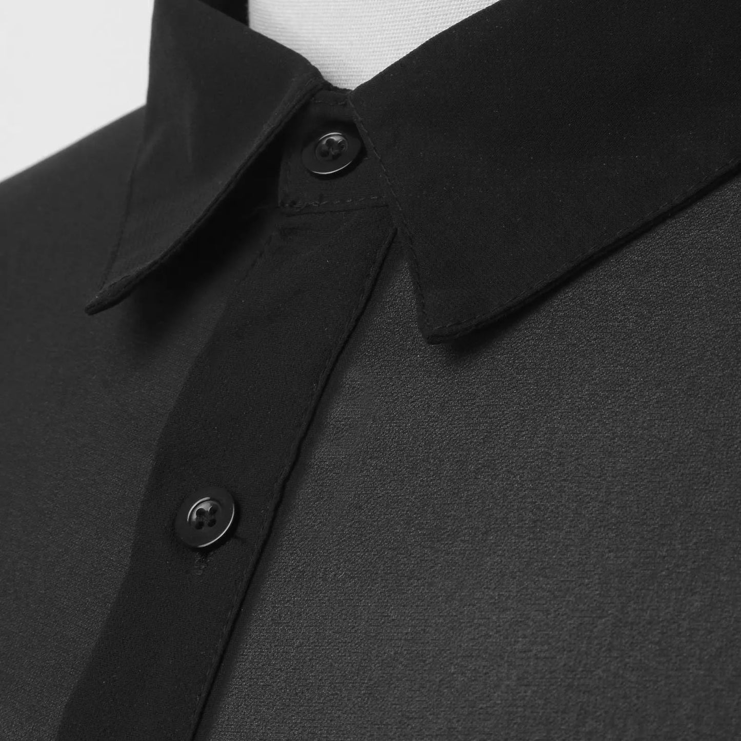 Men's Clothing Mesh See Through Mesh Sexy Long Sleeve Shirt Solid Color Button-down Vintage Streetwear Retro Party Tops S-XL