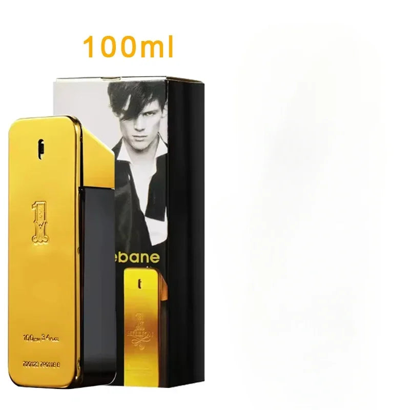 100ml Original Million Gold Man's Perfume Fragrance Pheromone Spray Cologne Perfum Masculine Long-Lasting Body Women's Perfumes