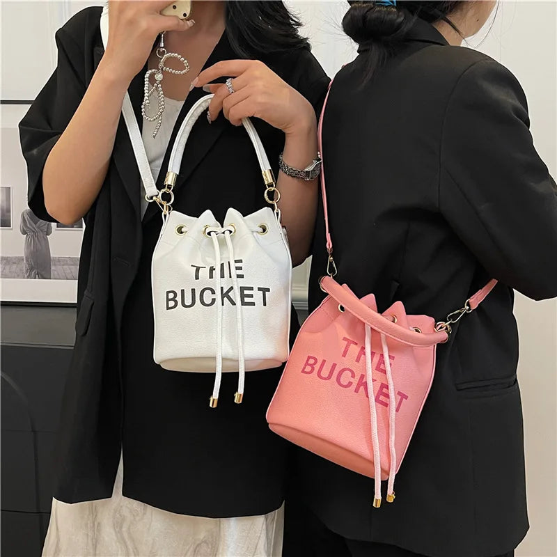 Women's Bag Portable Retro Women's Bag European And American Fashion Multifunctional Bag Women's New Bucket Shoulder Diagonal