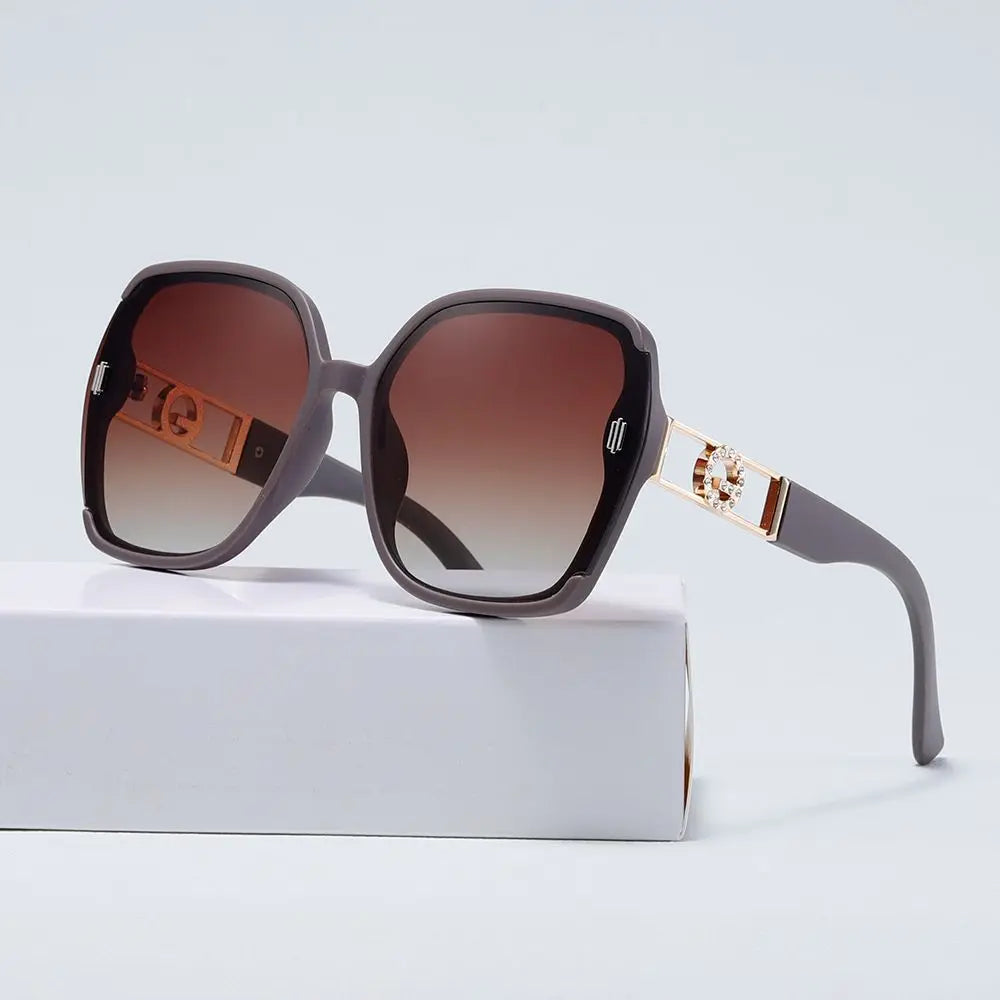 2025 New G Home Sunglasses for Women, UV Resistant Sunglasses for Women, High End, Large Face, Versatile, Slimming Glasses