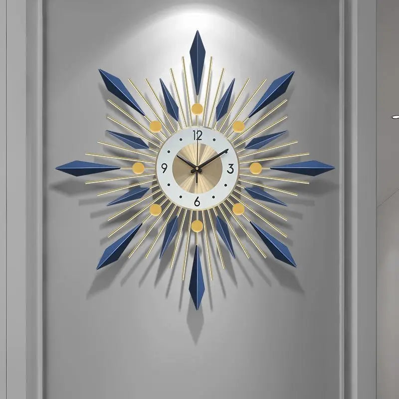 Luxury Wall Clocks Modern Scandi & Oriental Styles - Wrought Iron for Living Room, Bedroom, Dining