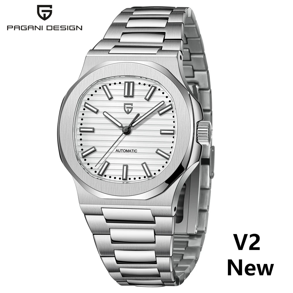 2025 New PAGANI DESIGN 40MM Men's Watches Luxury Automatic Watch For Men Mechanical WristWatch Stainless Steel Sapphire glass