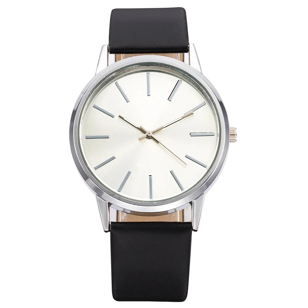 Women's Wristwatches Fashion Simple Analog Ladies Quartz Watch Casual Leather Strap Woman Watch Female Clock montres femmes