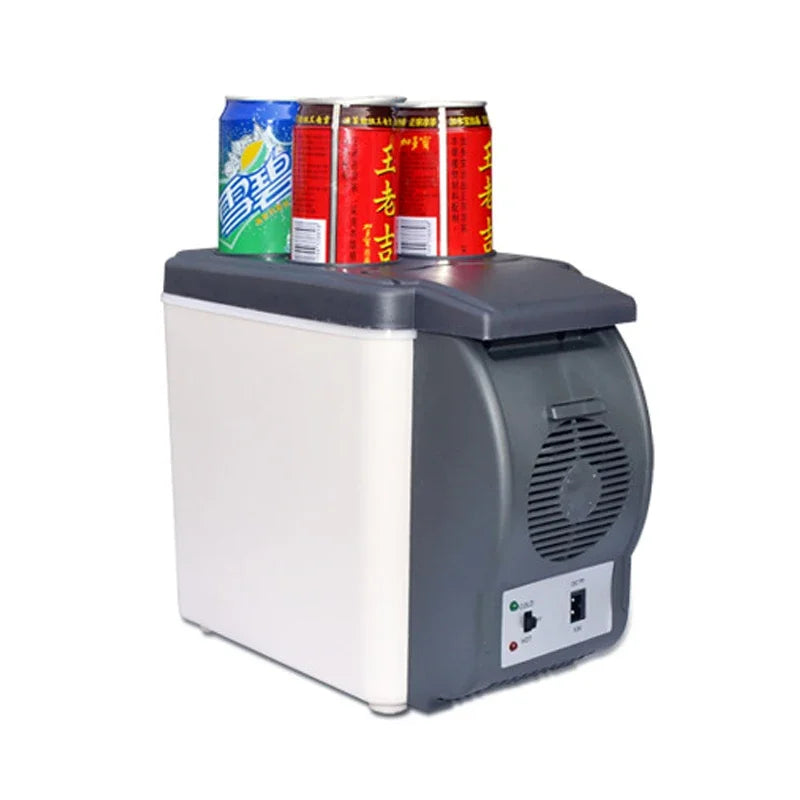 6L 12V Electric Car Refrigerator Mini Freezer Car Freezer Cooler and Warmer Electric Fridge Portable Icebox Travel Refrigerator