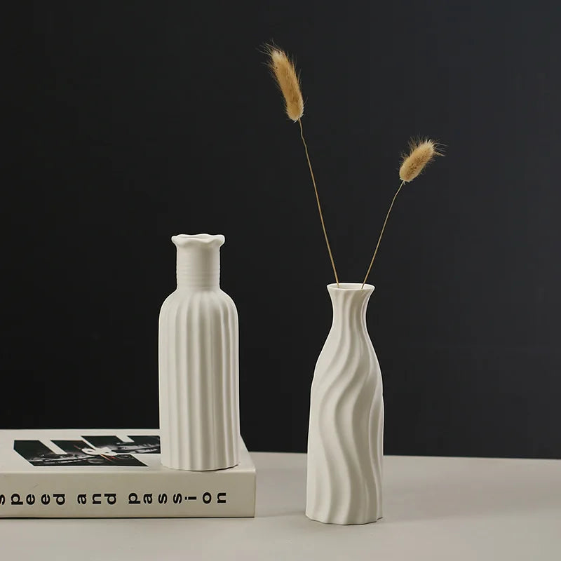 Home High-End Sensory Embryo Flower Vase Interior Decoration Ceramic Vase Artistic Decoration Desktop Flower Vase