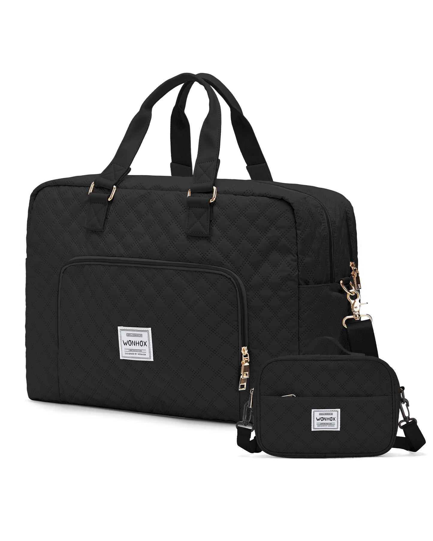 Travel Bag for Woman ,Carry On Foldable Travel Bag,Weekender Overnight Bag,Simple Women's Clothing Backpack Luggage Handbag,blue
