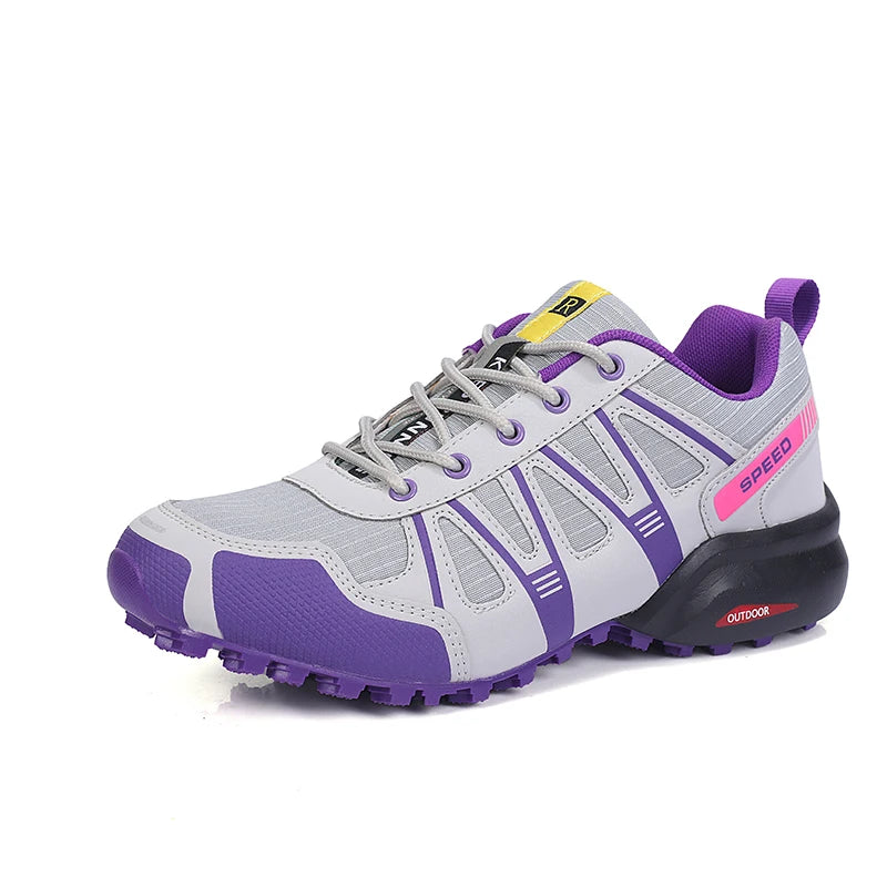 Hiking Shoes For Women Waterproof Trekking Sneakers Outdoor Trainers Lace-up Climbing Shoes Walking Hunting Tactical Sneakers