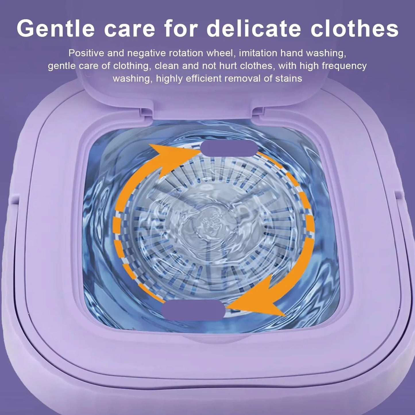 Folding Washing Machine 8L, For Clothing, Socks, Underwear Cleaning Washing Machine Portable Small Travel Washing Machine