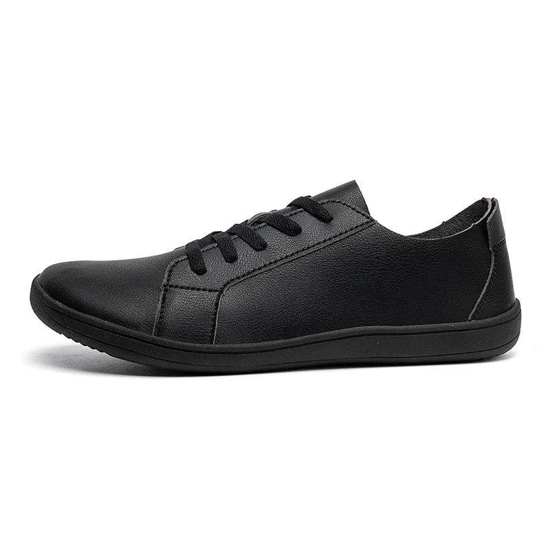 New Minimalist Shoes for Men Wide Toe Barefoot Zero Drop Shoes Casual Artificial Leather Lightweight Walking Sneakers for Men