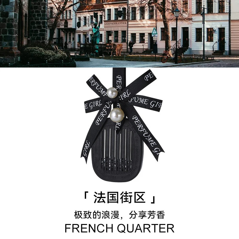 Car Fragrance Diffuser Natural Scented Car Perfume Pendant Decorate long-lasting aromatherapy fragrance piece car deodorization