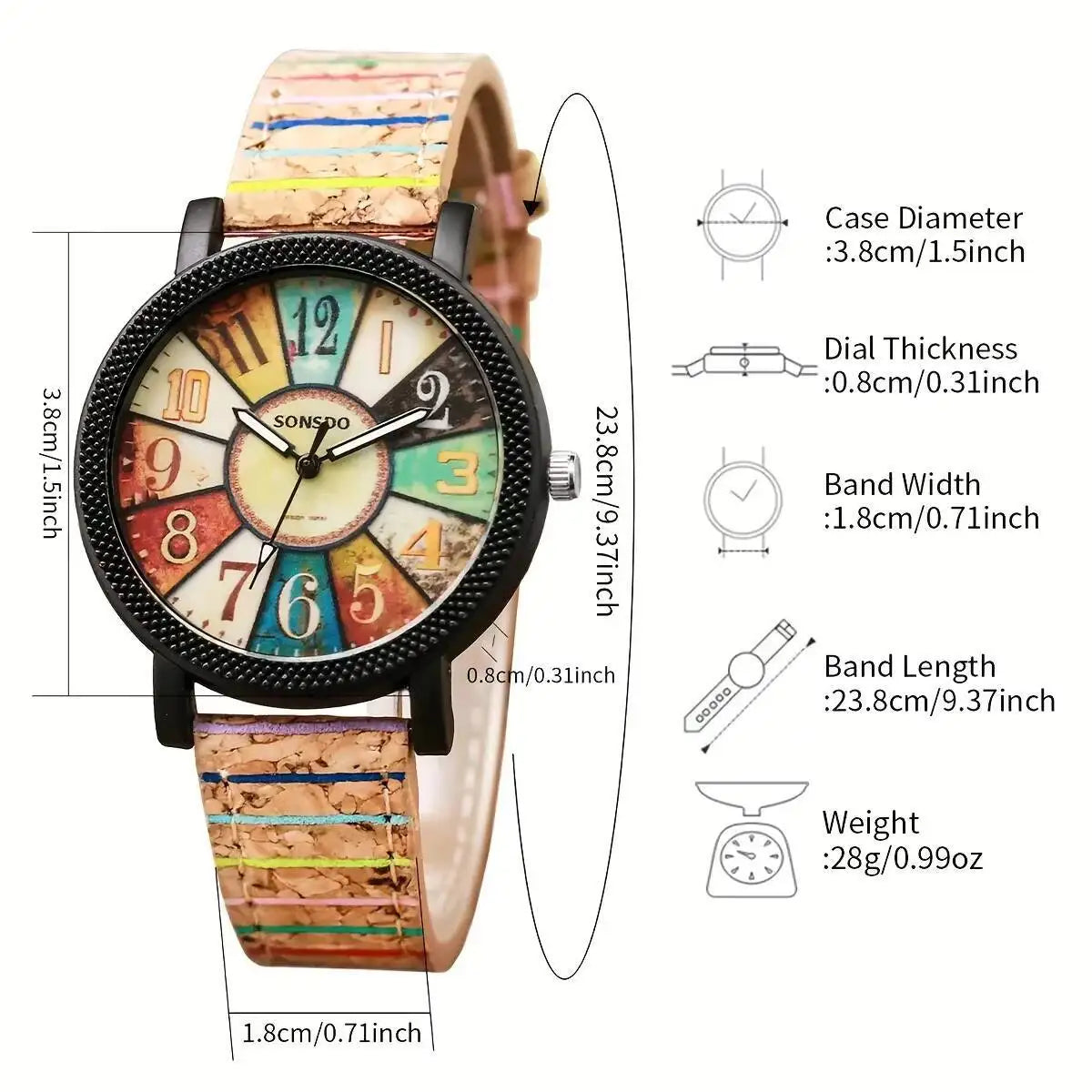 Fashion Women Watches Vintage Leather Strap Quartz Wristwatch Reloj Mujer Girls Clock Gift