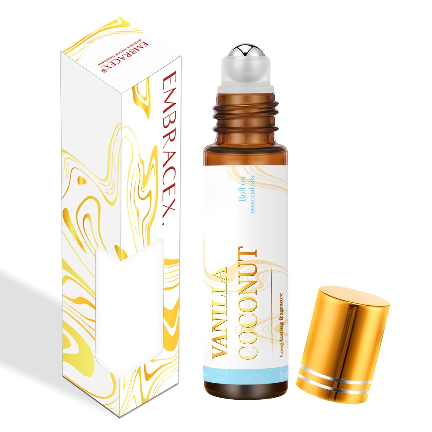 0.33fl.Oz Essential Oils Roller Perfume Fragrance Long Lasting Roll-On Essential Oils Gifts aromatherapy perfume car