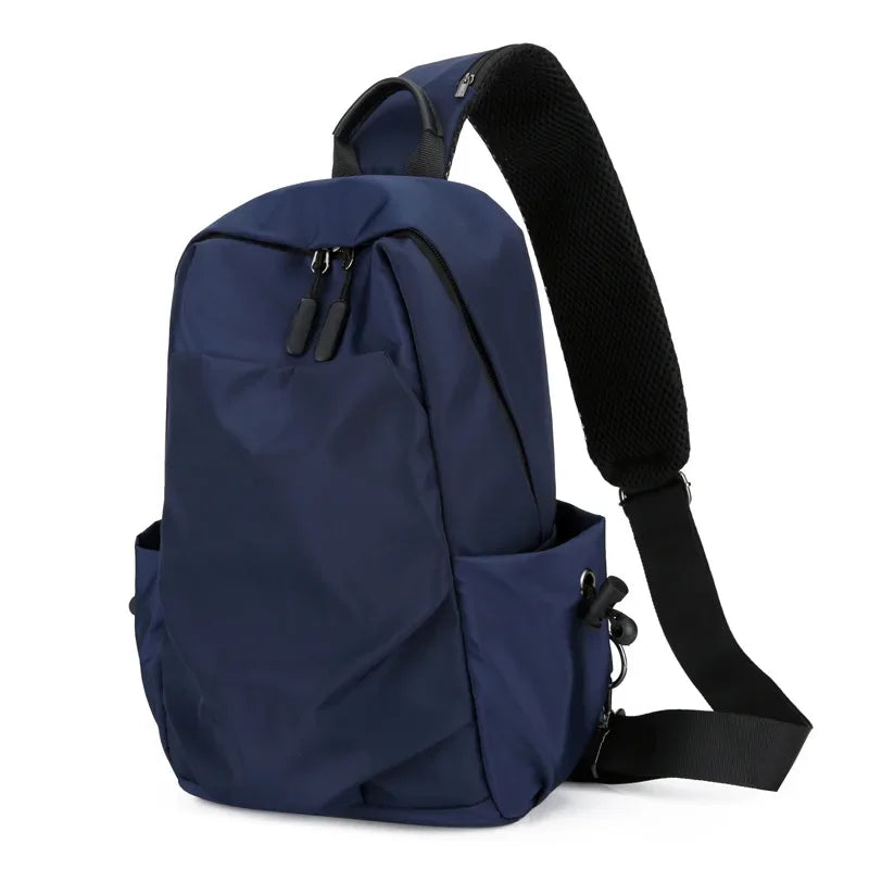 Men's Chest Bag Large Canvas Fashion Male Crossbody Bags Oxford Cloth Designer Man Student Shoulder Sling Casual Sports Phone