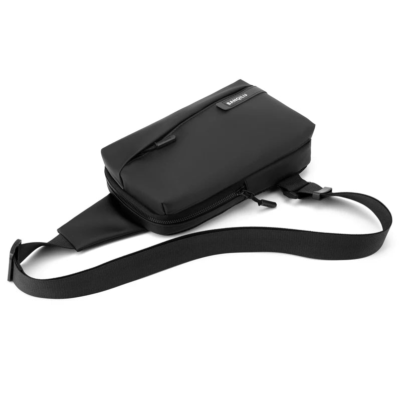 Men's breast bag ins waterproof messenger bag fashion locomotive cycling backpack shoulder bag sports couple fanny pack