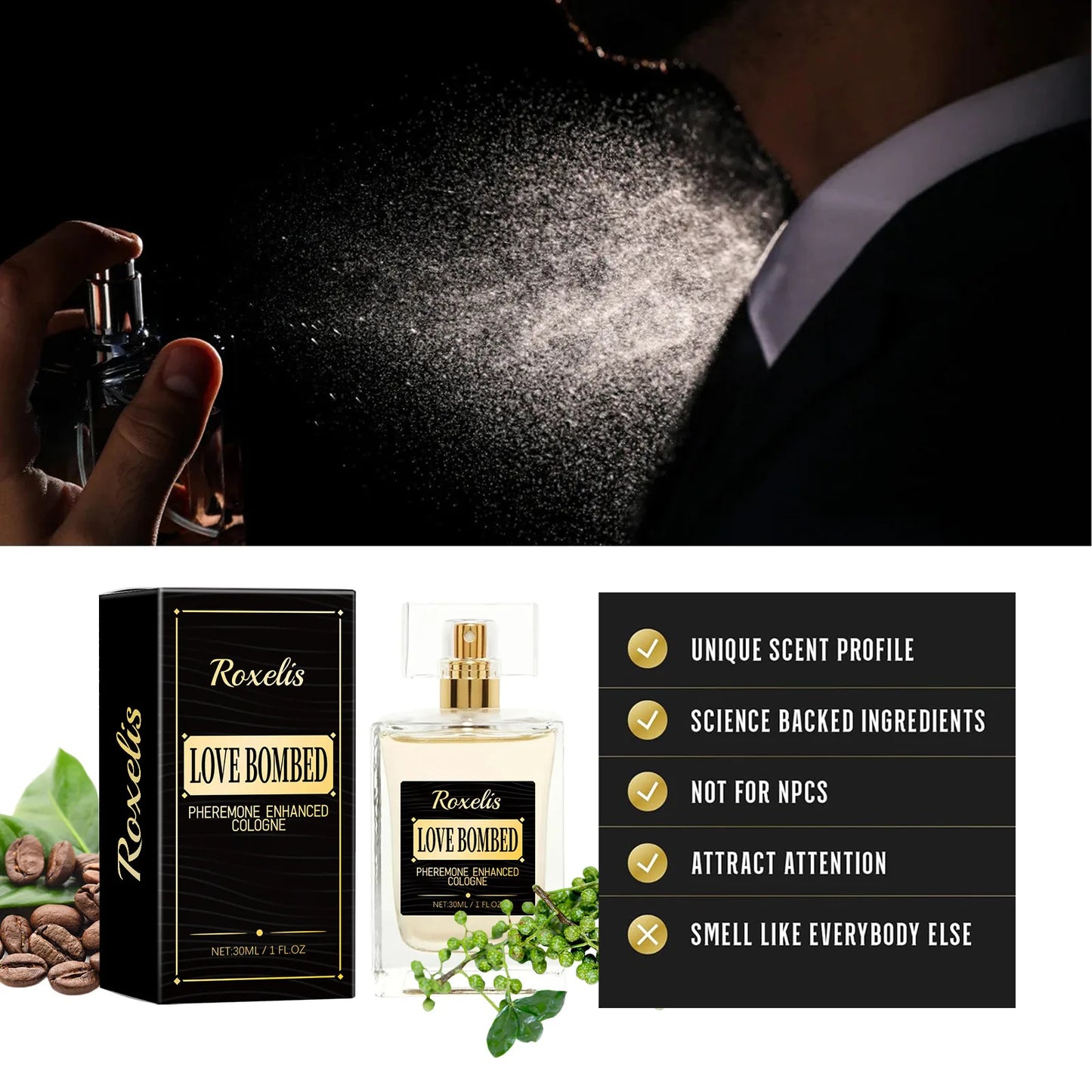Man Cologne Perfume Dating Pheromone Attract Women Sexy Temptation Fresh Charm Lasting Fragrance Spray For Business Gentlemen