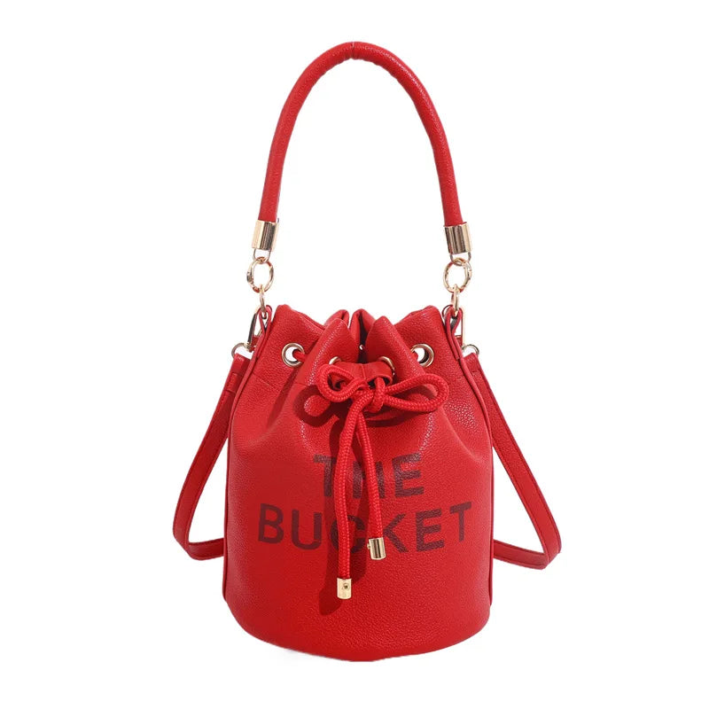 Women's Bag Portable Retro Women's Bag European And American Fashion Multifunctional Bag Women's New Bucket Shoulder Diagonal