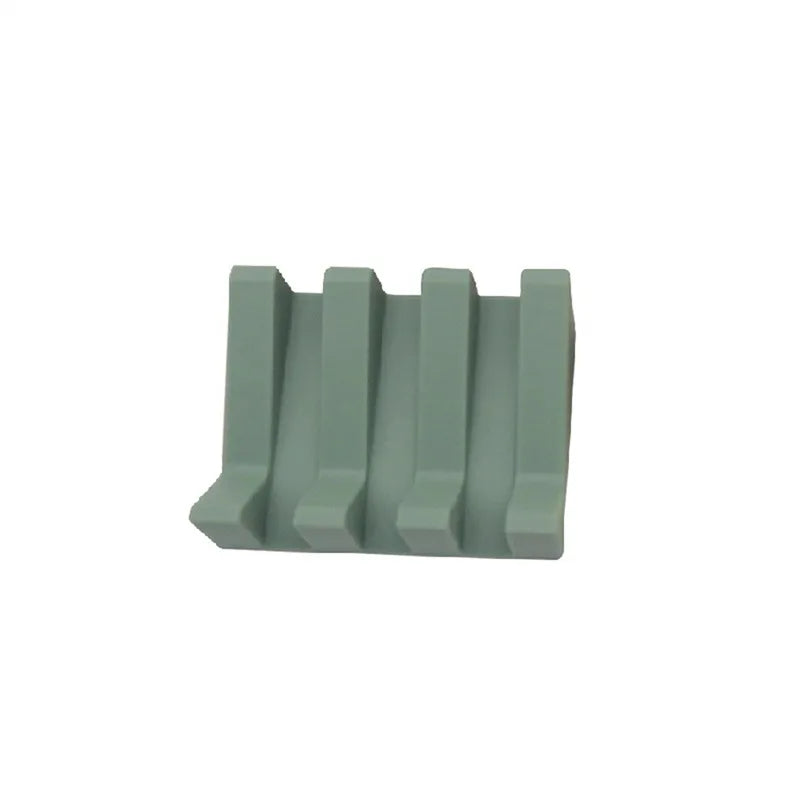 Bathroom Silicone Soap Dish Shower Portable Soap Holder Keeping Soap Dry Easy Clean Sponge Tray Kitchen Accessories
