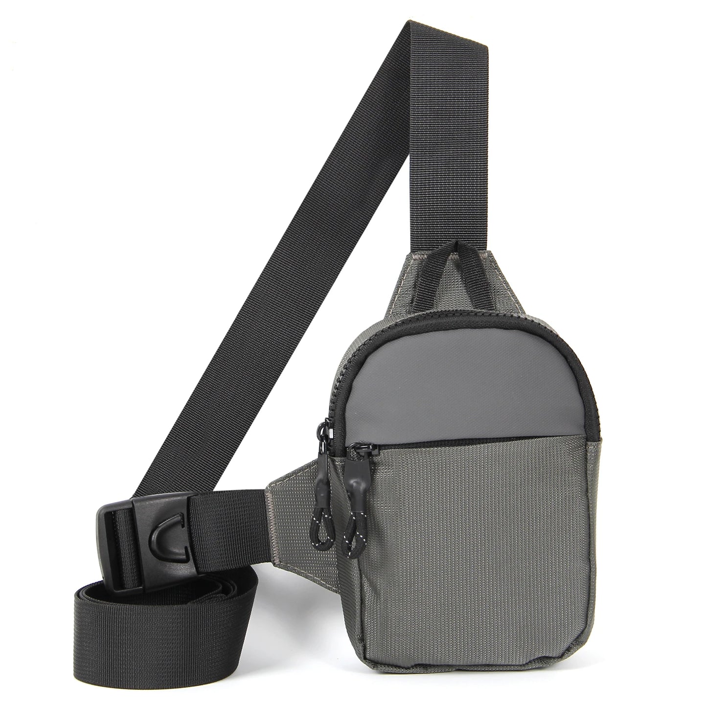 New chest bag for men and women's leisure, fitness, sports, crossbody bag, chest bag, casual men's bag, large capacity bag trend