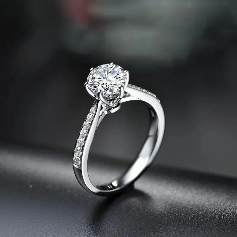Zircon Adjustable Women's Engagement Ring Wedding Fashion Jewelry Accessories