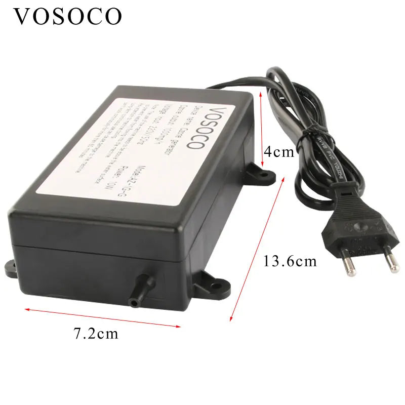VOSOCO Ozone Generator Ozonizer Water Air Purifier Fruit Vegetable Meat Clean Fish Tank Kitchen Toilet Deodorization 1000mg