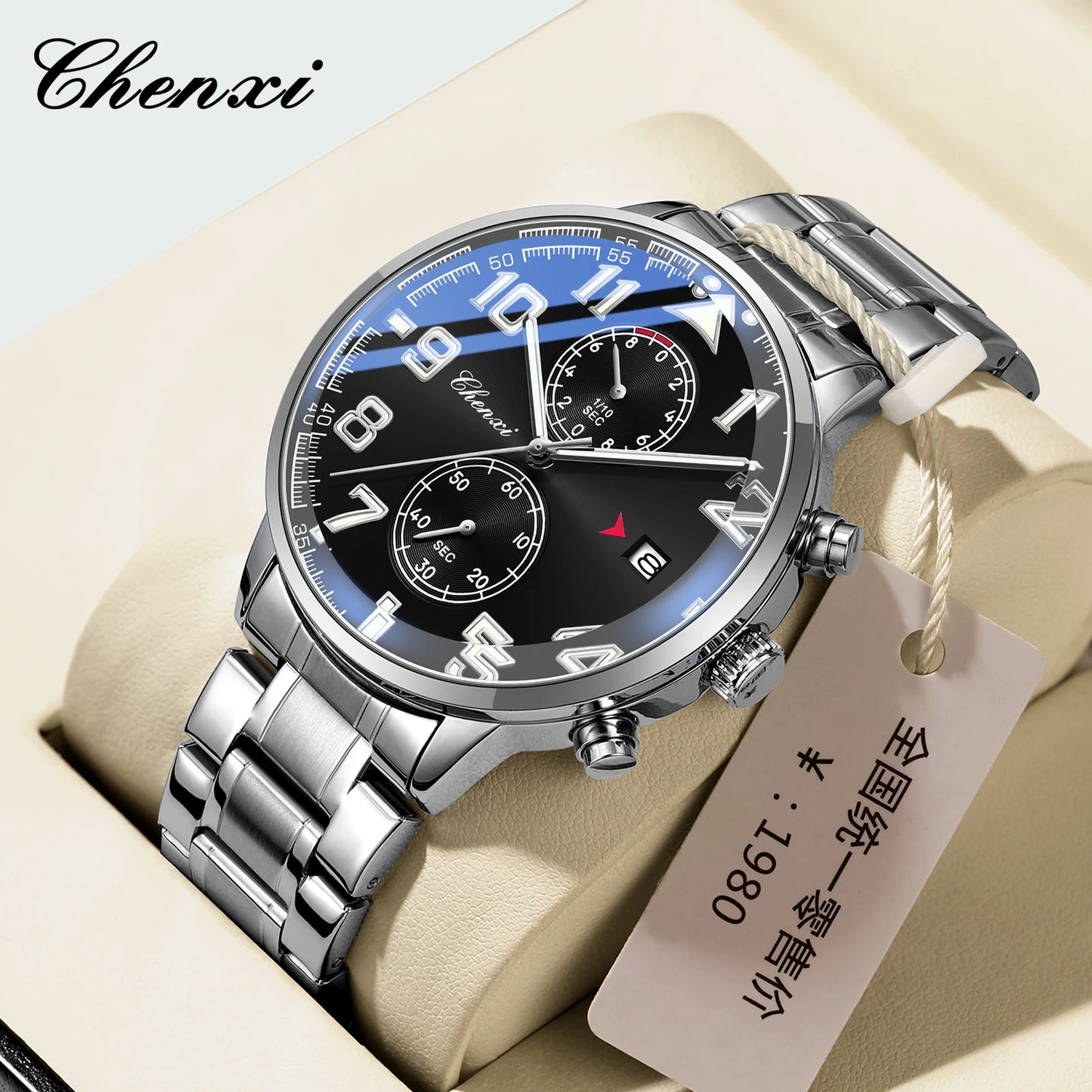 NEW Fashion Multifunction Men for Watches Top Brand Casual Sports Waterproof Wristwatch Chronograph Calendar Men's Watch Gifts
