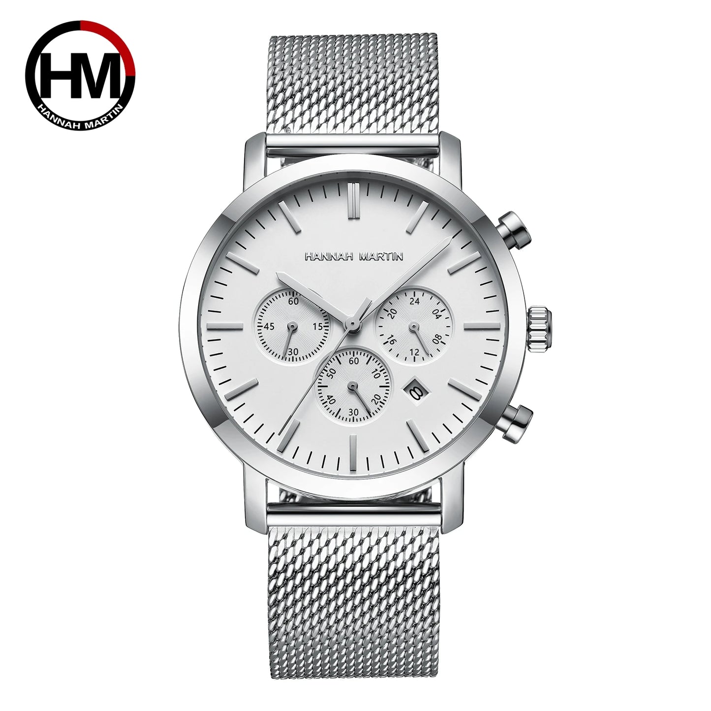 Men Watches Top Brand Fashion Multifunction Small Dial Stainless Steel Mesh Business Waterproof Wrist Watches Relogio Masculino