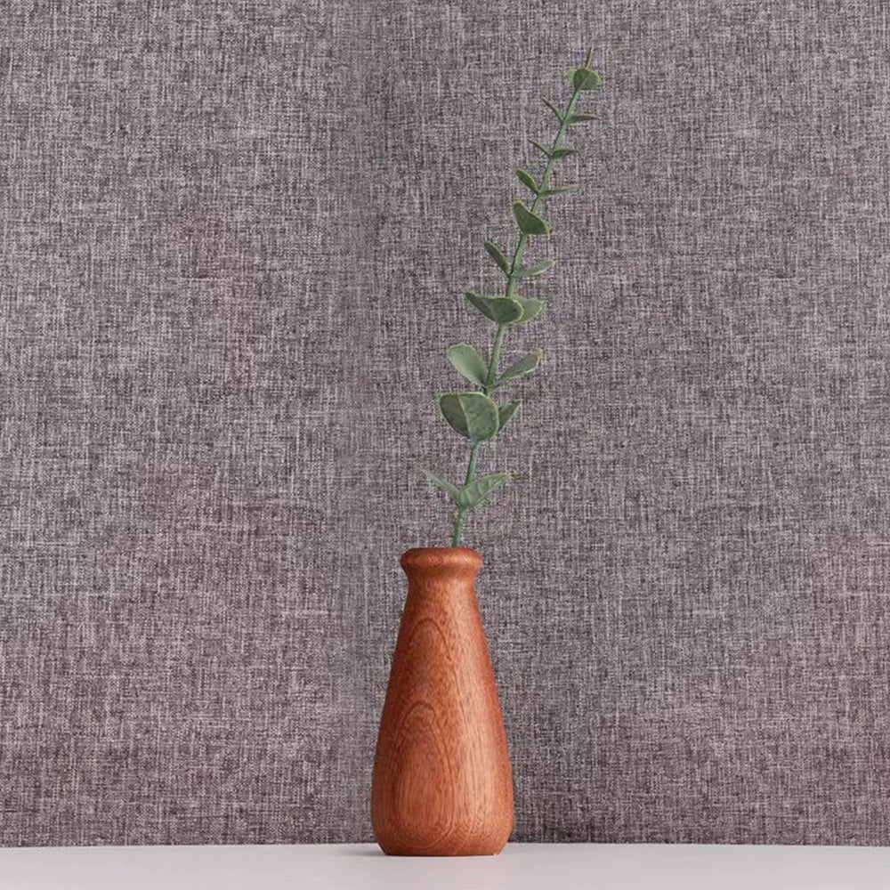 1PC INS style retro rough element embryo wooden vase decoration living room flower arrangement home decoration photography props