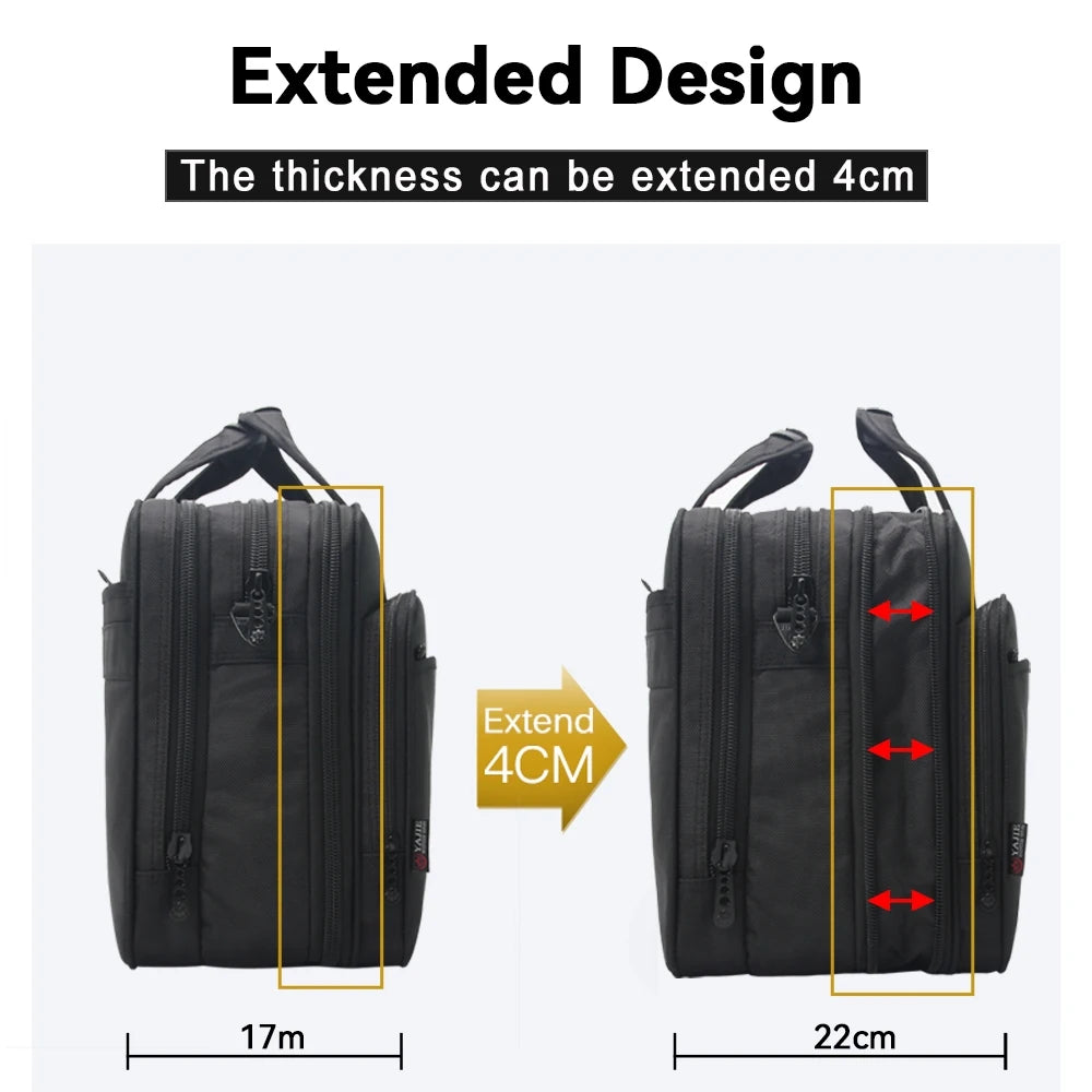 Large Capacity Briefcase Bag Men Business Bag 15.6 inch 17 inch 19 inches Laptop Bag Shoulder Bags Canvas Handbags Messenger Bag