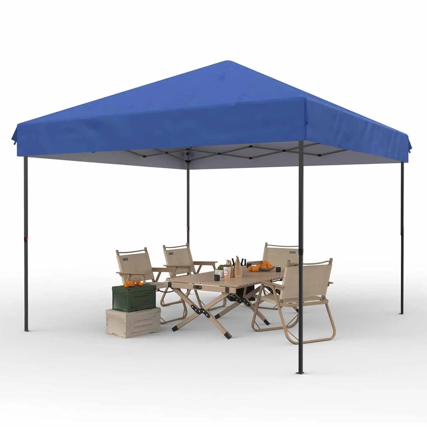 10x10 FT Pop Up Canopy Tent Outdoor Canopy Heavy Duty Commercial Instant Tent Shelter with No Removable Sidewall