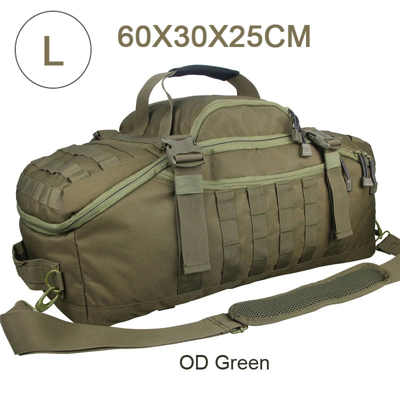 35L 50L 80L Outdoor Mountaineering Bag Molle Tactical Backpack Large Duffel Bag Hiking Camping Travel Bags