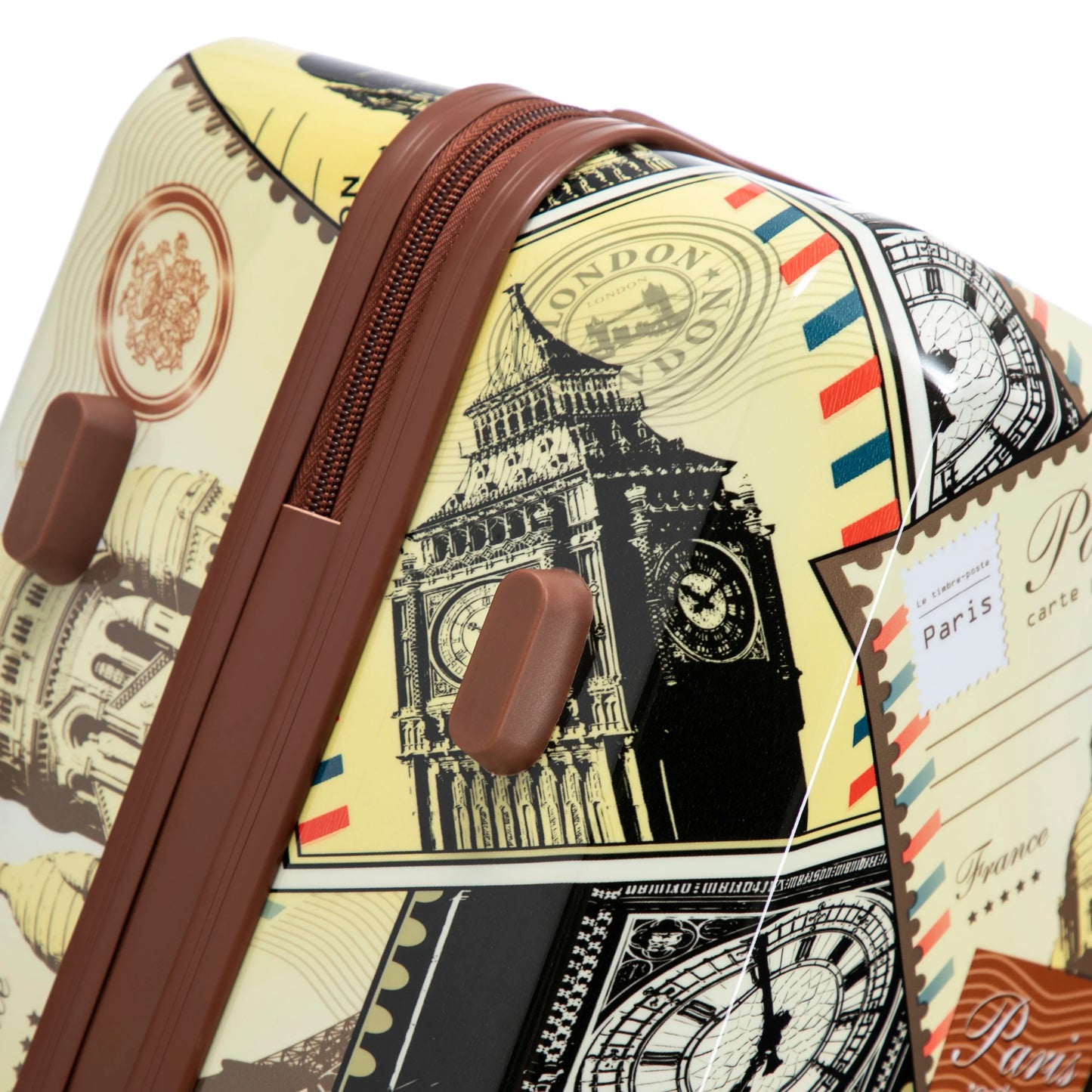 20"/24"/28" 3 pcs/set in PC Spinner Wheel Luggage, Carry on Suitcase, With Printed pattern and Combination Lock