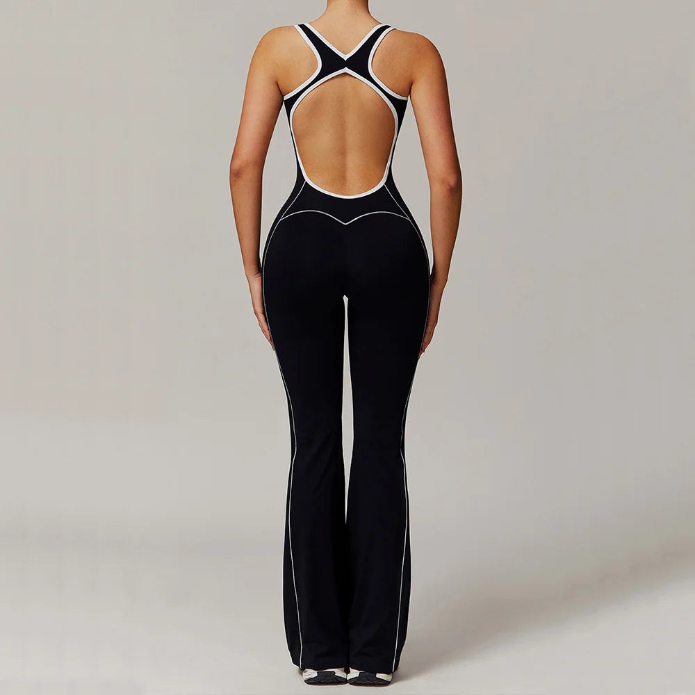 Yoga Jumpsuit for Women Set Fitness Sports Overalls Gym Clothing Set Yoga Wear Pilates Workout Clothes Outfit Push Up Activewear
