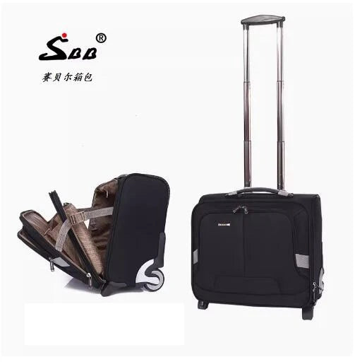 Men boarding case spinner Suitcase Laptop Rolling luggage bag on wheels softside men travel Trolley Bag Travel luggage suitcase
