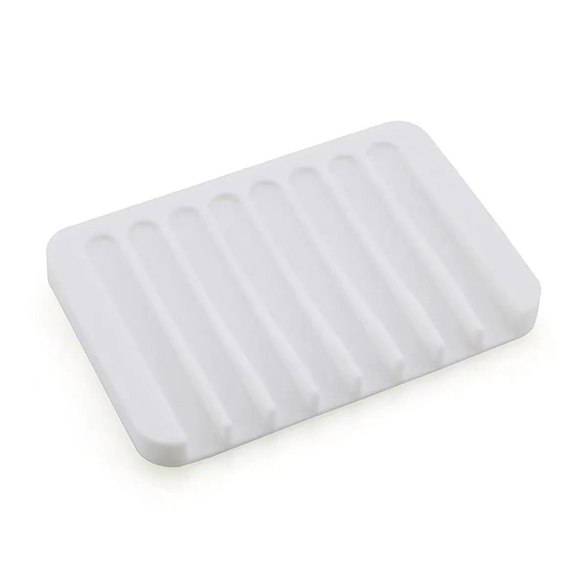 Silicone Soap Dish Storage Holder Soap Box Plate Tray Shower Soap HolderDraining Kitchen Sink SpongeHolder Bathroom Accessorie