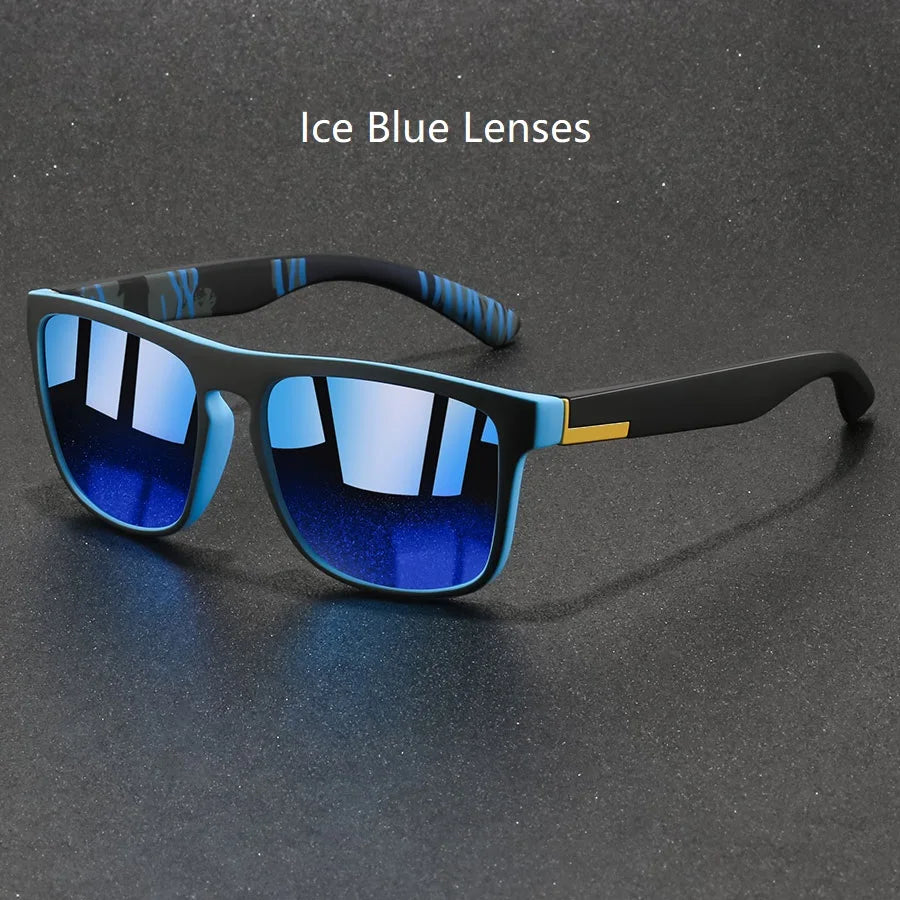 Fashion Vintage Square Sunglasses Men Women Fishing Driving Man Luxury Brand Designer Sun Glasses Retro Eyewear UV400