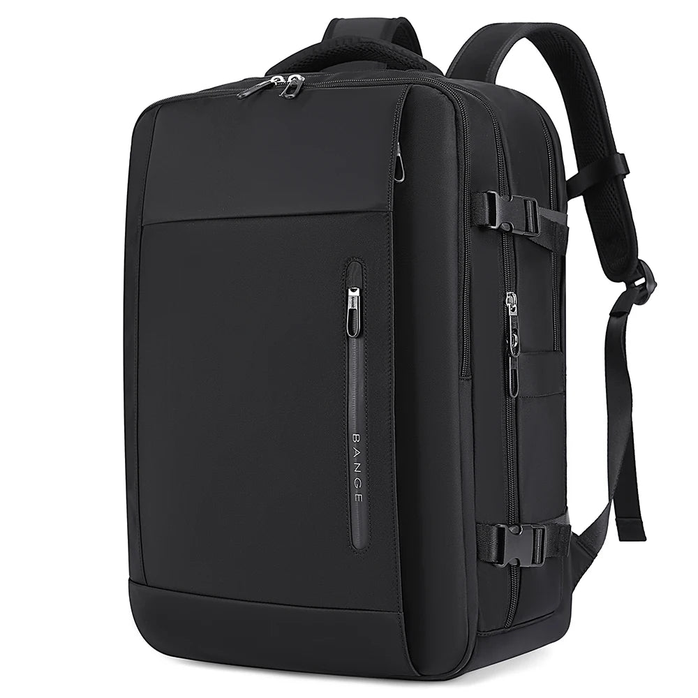 BANGE Large Men Backpacks for 15.6 Laptop USB Charge Travel Backpack Waterproof Wet Dry Pocket School Bags with Mesh Side Pocket