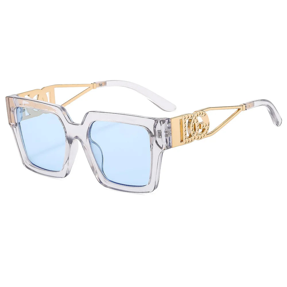 Men's D Sunglasses Women Men Luxury Brand High Quality Square Sun Glasses Ladies Unisex UV400 Vintage Glasses Eyewear 2025