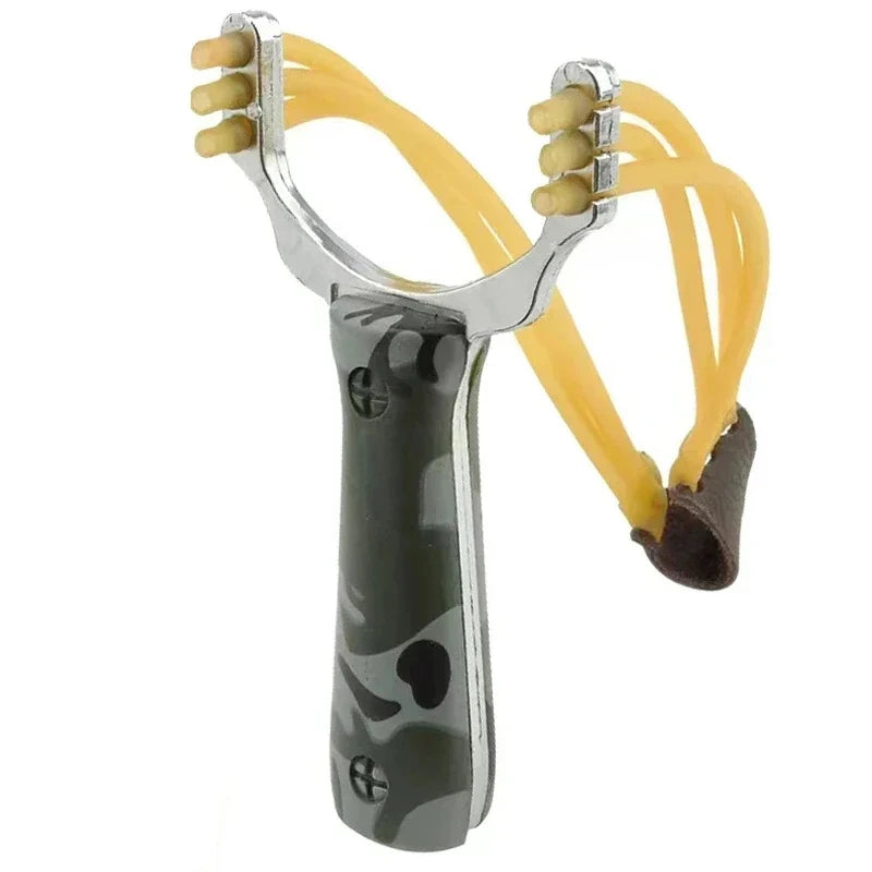 Camouflage Metal Powerful Slingsshot Card Ball Professional Slingshot Outdoor Hunting and Shooting Package Hunting Acessories