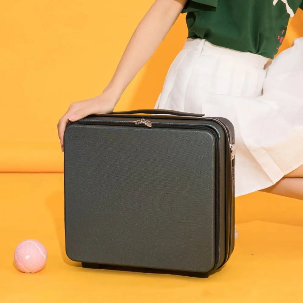 16 Inch Mini Travel Suitcase Lightweight Cosmetic Box Hand Luggage Organizer Makeup Case Password Box Portable Boarding Case