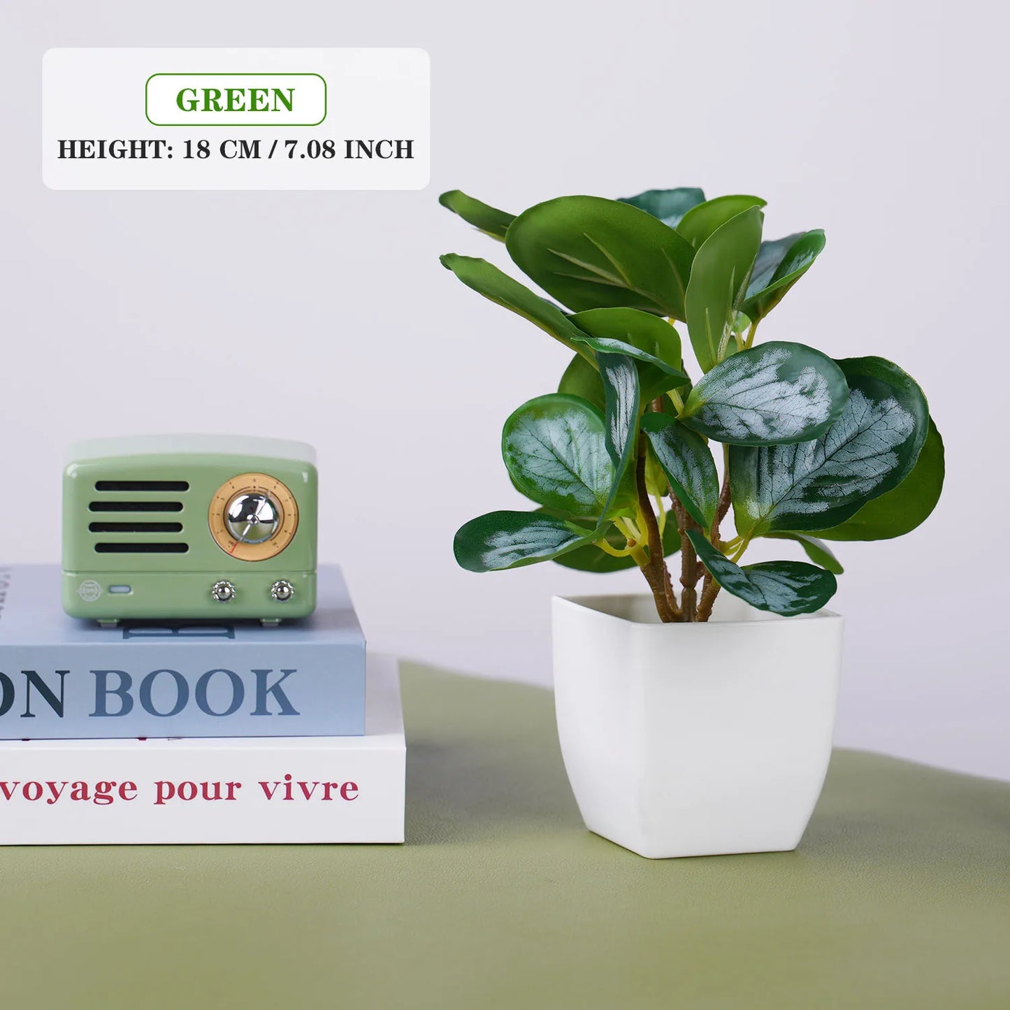 Fake Plants Bonsai Simulation Pot Green Plants Artificial Plants Table Potted Ornaments for Hotel Home Office Room Decoration