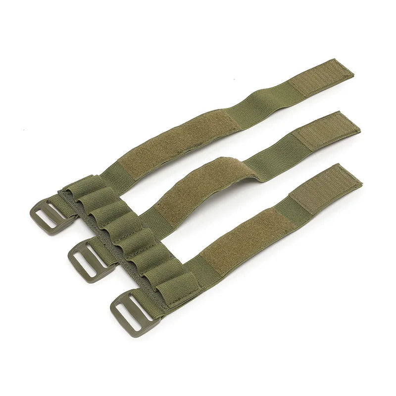 8 Rounds 12/20 Gauge Buttstock Ammo Shell Carrier Shotshell Holder Arm Pouch Outdoor Airsoft Hunting Cartridge Mag Holster Bag