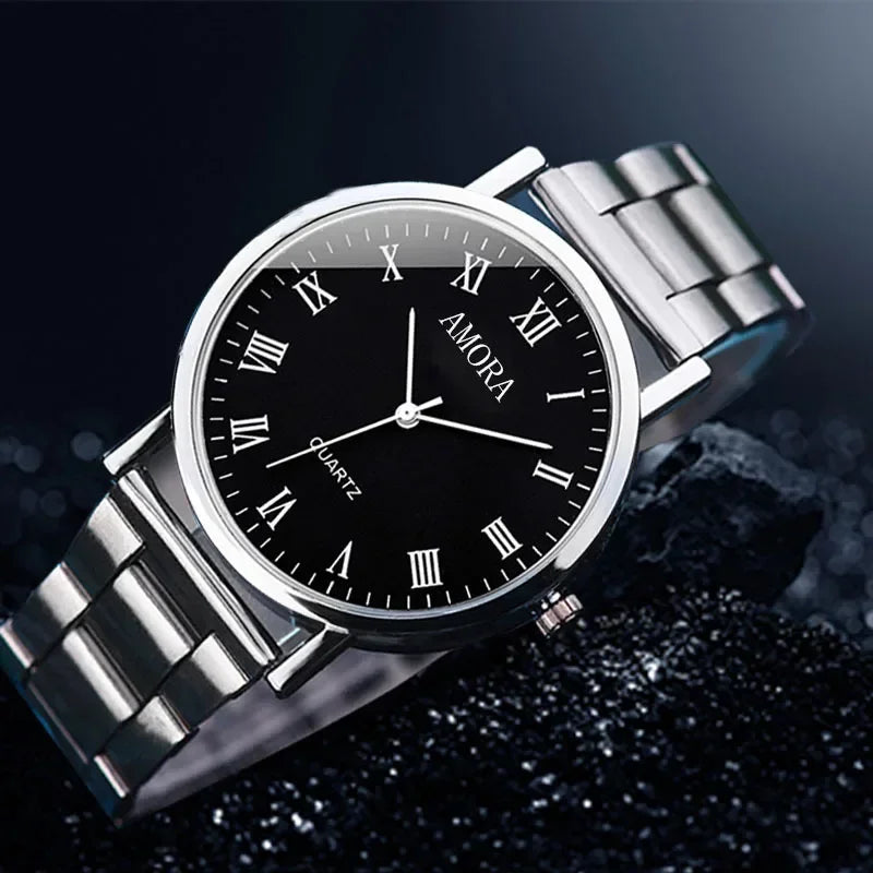 Man Watches Business Wristwatches Luxury Leather Strap Analog Quartz Watches for Men Clock Casual Men Women Watch Reloj Hombre